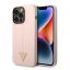 Guess Silicone Triangle Apple iPhone 14 Pro hátlap tok, pink