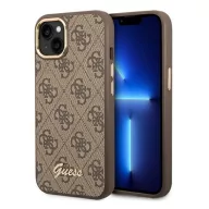   Guess 4G Vintage Gold Apple iPhone 14 Plus hátlap tok, barna