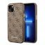 Guess 4G Vintage Gold Apple iPhone 14 Plus hátlap tok, barna