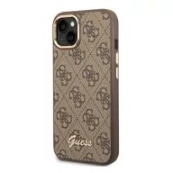   Guess 4G Vintage Gold Apple iPhone 14 Plus hátlap tok, barna