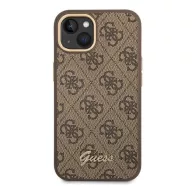   Guess 4G Vintage Gold Apple iPhone 14 Plus hátlap tok, barna