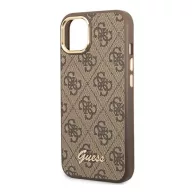   Guess 4G Vintage Gold Apple iPhone 14 Plus hátlap tok, barna