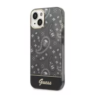   Guess Bandana Paisley Apple iPhone 14 Plus hátlap tok, fekete