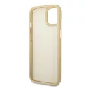 Guess Croco Collection Apple iPhone 14 Plus hátlap tok, arany
