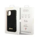 Guess Croco Collection Apple iPhone 14 Plus hátlap tok, fekete