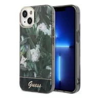   GuessJungle Collection Apple iPhone 14 Plus hátlap tok, zöld