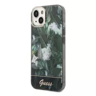   GuessJungle Collection Apple iPhone 14 Plus hátlap tok, zöld