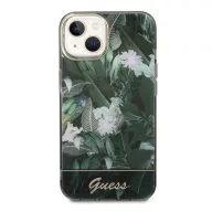   GuessJungle Collection Apple iPhone 14 Plus hátlap tok, zöld