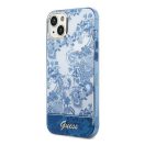 Guess Porcelain Collection Apple iPhone 14 Plus hátlap tok, kék