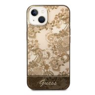   Guess Porcelain Collection Apple iPhone 14 Plus hátlap tok, arany