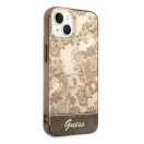Guess Porcelain Collection Apple iPhone 14 Plus hátlap tok, arany
