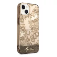   Guess Porcelain Collection Apple iPhone 14 Plus hátlap tok, arany