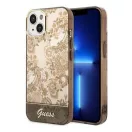 Guess Porcelain Collection Apple iPhone 14 Plus hátlap tok, arany