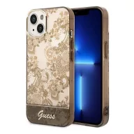   Guess Porcelain Collection Apple iPhone 14 Plus hátlap tok, arany