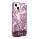 Guess Porcelain Collection Apple iPhone 14 Plus hátlap tok, rózsaszín