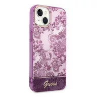   Guess Porcelain Collection Apple iPhone 14 Plus hátlap tok, rózsaszín
