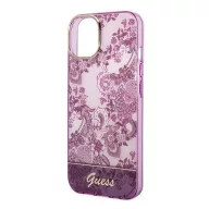   Guess Porcelain Collection Apple iPhone 14 Plus hátlap tok, rózsaszín