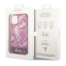 Guess Porcelain Collection Apple iPhone 14 Plus hátlap tok, rózsaszín