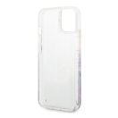 Guess Flower Liquid Glitter Apple iPhone 14 Plus hátlap tok, lila