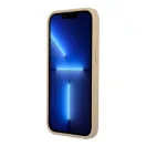 Guess SaffianoTriangle Apple iPhone 14 Plus hátlap tok, bézs