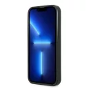 Guess SaffianoTriangle Apple iPhone 14 Plus hátlap tok, ezüst