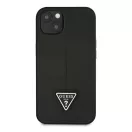 Guess SaffianoTriangle Apple iPhone 14 Plus hátlap tok, fekete