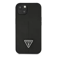   Guess SaffianoTriangle Apple iPhone 14 Plus hátlap tok, fekete