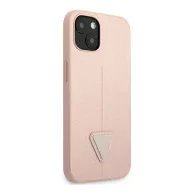   Guess SaffianoTriangle Apple iPhone 14 Plus hátlap tok, pink
