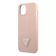   Guess SaffianoTriangle Apple iPhone 14 Plus hátlap tok, pink