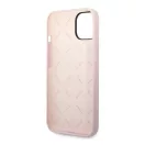Guess Silicone Triangle Apple iPhone 14 Plus hátlap tok, lila