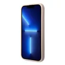 Guess 4G Metal Gold Apple iPhone 14 hátlap tok, pink