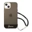 Guess Translucent Pearl Strap Apple iPhone 14 hátlap tok, fekete