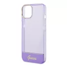 Guess Translucent Apple iPhone 14 hátlap tok, lila