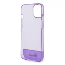 Guess Translucent Apple iPhone 14 hátlap tok, lila