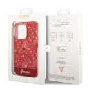 Guess Bandana Paisley Apple iPhone 14 Pro Max hátlap tok, piros