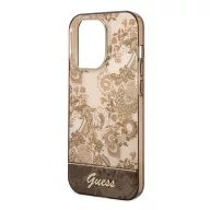   Guess Porcelain Collection Apple iPhone 14 Pro Max hátlap tok, arany
