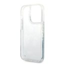 Guess Flower Liquid Glitter Apple iPhone 14 Pro Max hátlap tok, zöld