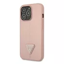 Guess SaffianoTriangle Apple iPhone 14 Pro Max hátlap tok, pink