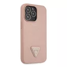 Guess SaffianoTriangle Apple iPhone 14 Pro Max hátlap tok, pink