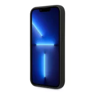   Guess Silicone Triangle Apple iPhone 14 Pro Max hátlap tok, fekete