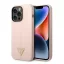Guess Silicone Triangle Apple iPhone 14 Pro Max hátlap tok, pink