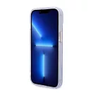 Guess Gold Outline Translucent MagSafe Apple iPhone 14 hátlap tok, lila