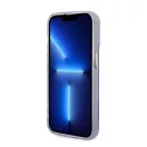 Guess Gold Outline Translucent MagSafe Apple iPhone 14 Pro Max hátlap tok, lila