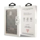 Guess 4G Print Strap Apple iPhone 14 Plus hátlap tok, barna
