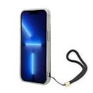 Guess Flower Strap Apple iPhone 14 Plus hátlap tok, kék