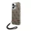 Guess 4G Print Strap Apple iPhone 14 Pro Max hátlap tok, barna