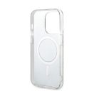 Guess 4G Print MagSafe Apple iPhone 14 Pro hátlap tok, barna + MagSafe töltő