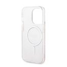 GuessJungle MagSafe Apple iPhone 14 Pro hátlap tok, pink + MagSafe töltő