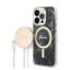 Guess Marble MagSafe Apple iPhone 14 Pro hátlap tok, fekete + MagSafe töltő