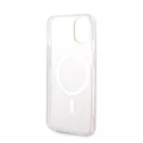 Guess 4G Print MagSafe Apple iPhone 14 Plus hátlap tok, pink + MagSafe töltő